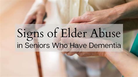 7 Signs Of Elder Abuse