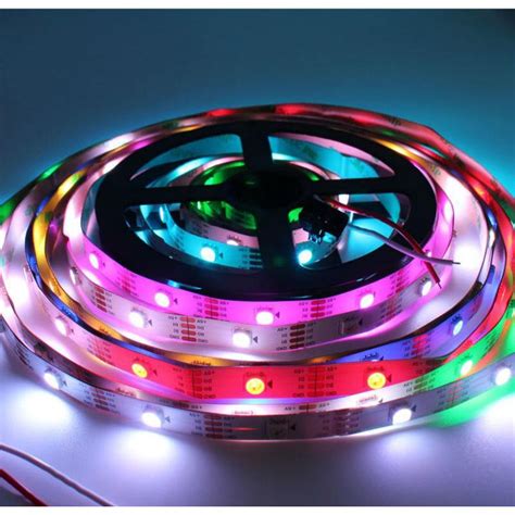 Rgb Led Strip Smd Ws With Controls White Ip V Leds