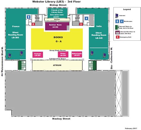 Library Floor Plans · Locations And Hours · Concordia University Library