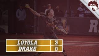 Loyola Vs Drake Softball Highlights TagupSoftball