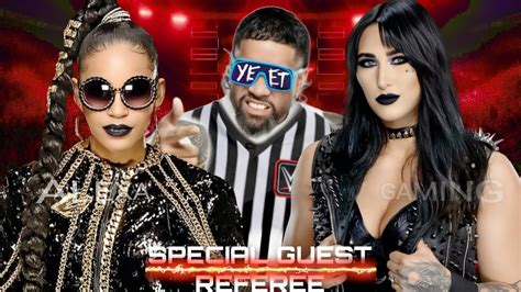 Wwe K Special Guest Referee Match Bianca Belair Vs Rhea Ripley