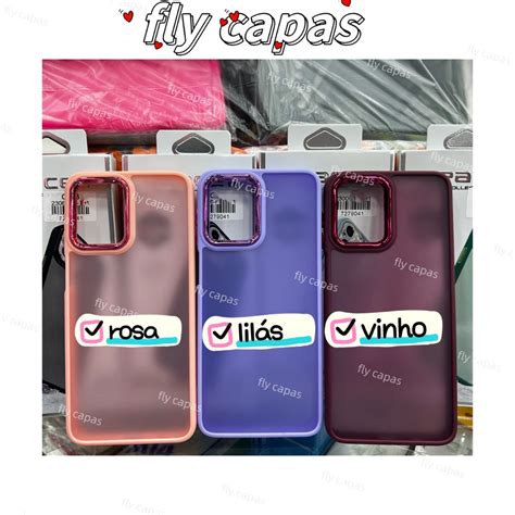 Capa Capinha Space Acrilica Colorida Fosca Para Samsung A E A G