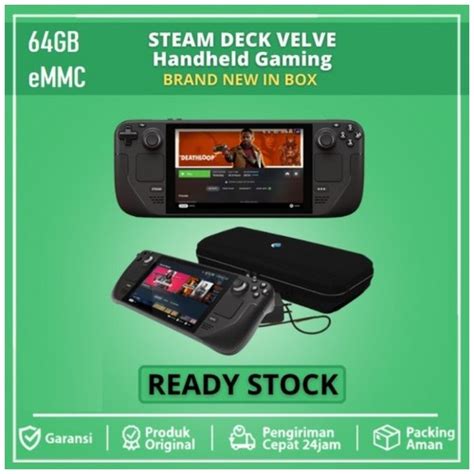 Valve Steam Deck 64gb Handheld Gaming Console Steamos Steamdeck