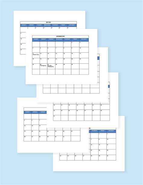 Simple HR Calendar Template - Download in Word, Google Docs, Excel, PDF ...