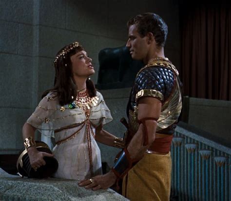 Anne Baxter Costuming & Makeup as Nefretiri For The Ten Commandments Movie