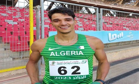 Jeux sportifs arabes Athlétisme de lor pour lAlgérien Triki qui se