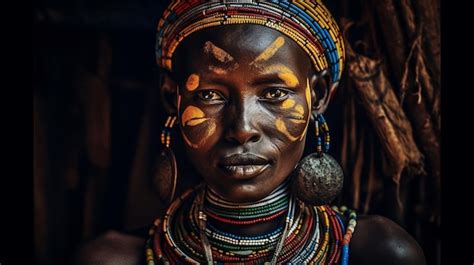 Premium Ai Image African Tribes Intimate And Powerful Portraits