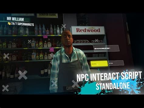 Gta Dialogue System Talk To Npc Fivem Esx Qbcore