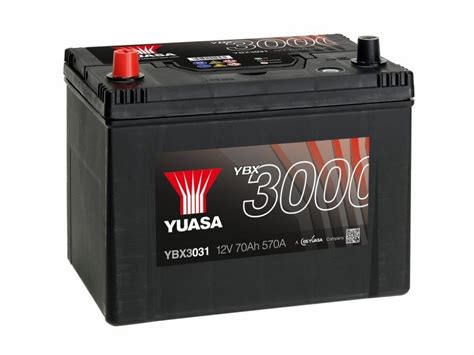 Yuasa YBX3031 12V 70Ah 570A autó akkumulátor strade hu