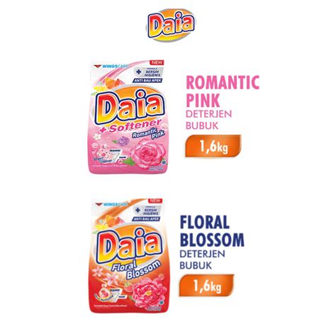 Jual Daia Deterjen Softener Bubuk Romantic Pink Floral Blossom