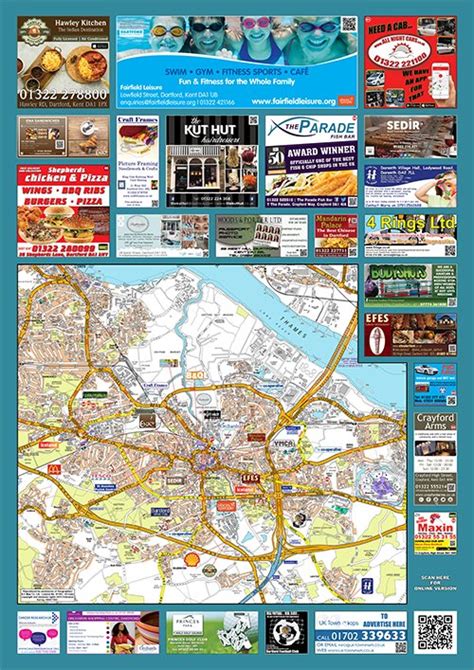 Dartford Sited Map : UK Town Maps