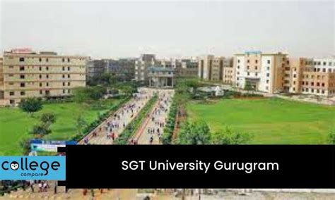 SGT University Gurugram - collegecompare