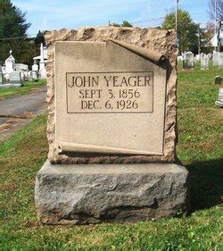 John Yeager M Morial Find A Grave