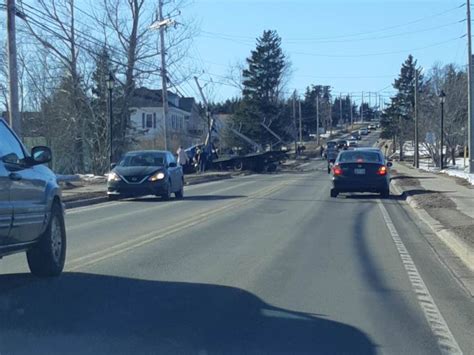 Power Knocked Out In Hunter River After Truck Crashes Into Utility Poles