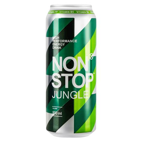 Напиток энергетический безалкогольный сильногазированый Jungle Non Stop ...
