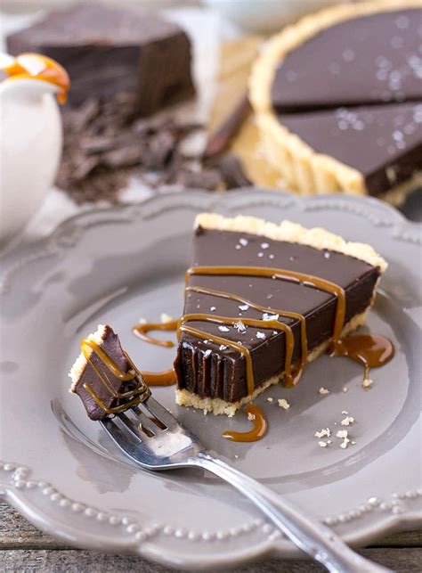 The Best Dark Chocolate Ganache Tart Cucinadeyung