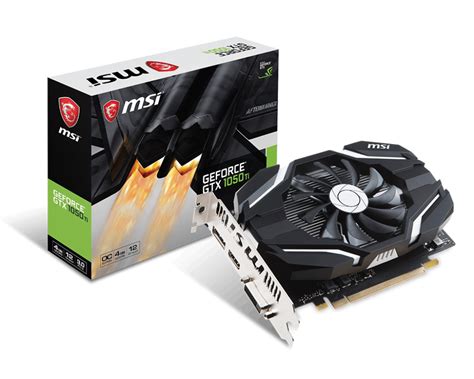 Specification Geforce Gtx 1050 Ti 4g Ocv1 Msi Global The Leading