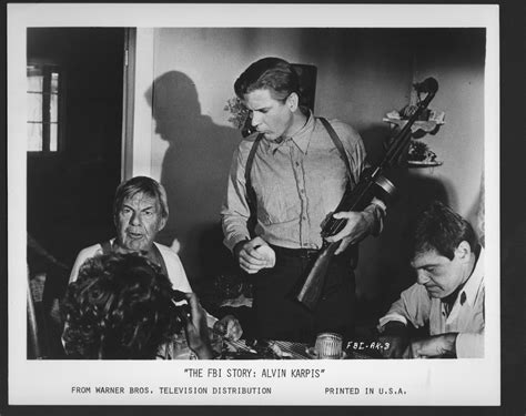 FBI Story: Alvin Karpis-B&W-Still: Photograph | DTA Collectibles