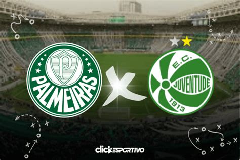 Palmeiras x Juventude onde assistir horário escalações