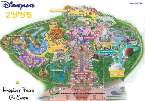 Disneyland Map Printable