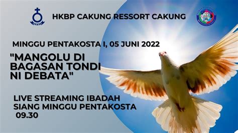 Ibadah Siang MINGGU PENTAKOSTA I 05 JUNI 2022 YouTube