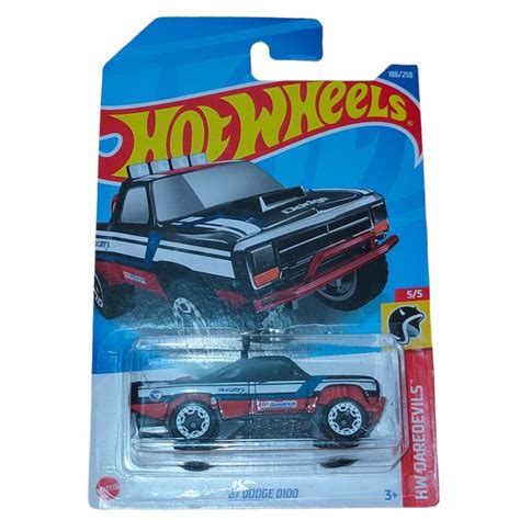 Hot Wheels 87 Dodge D100 Regular Treasure Hunt 1 64 Scale Model Lazada PH