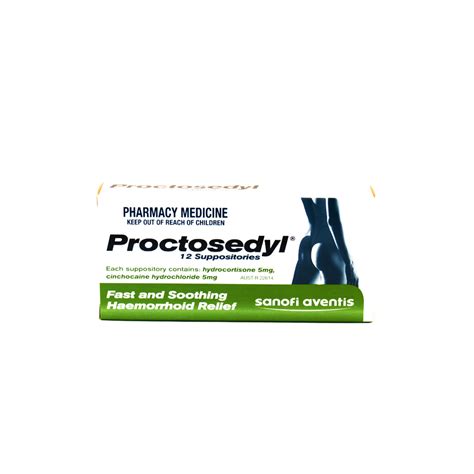 Proctosedyl Suppositories - St Heliers Pharmacy