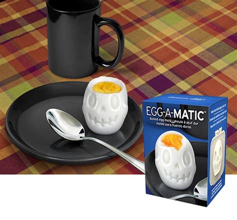 Fred Egg-A-Matic Skull Boiled Egg Mold - Cooking Gizmos