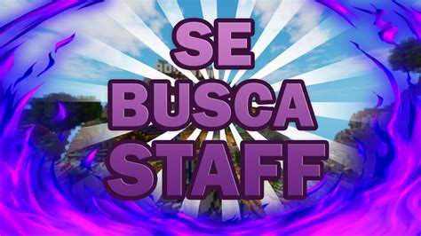 Se Busca Staff Nuevo Servidor De Minecraft Prisionop Y Skyblock