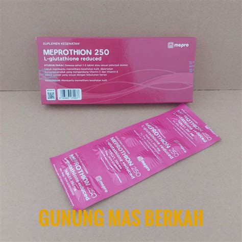 Jual MEPROTHION 250 MG Meprothion 250mg Tablet Kesehatan Kulit