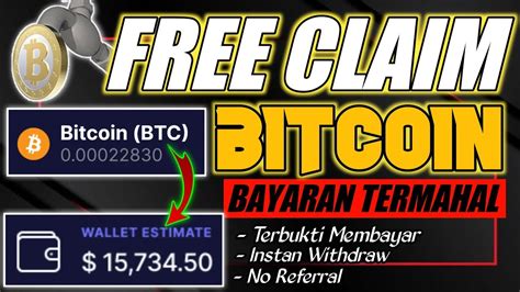 Tanpa Iklan Faucet Crypto Bayaran Super Besar Instan Withdraw