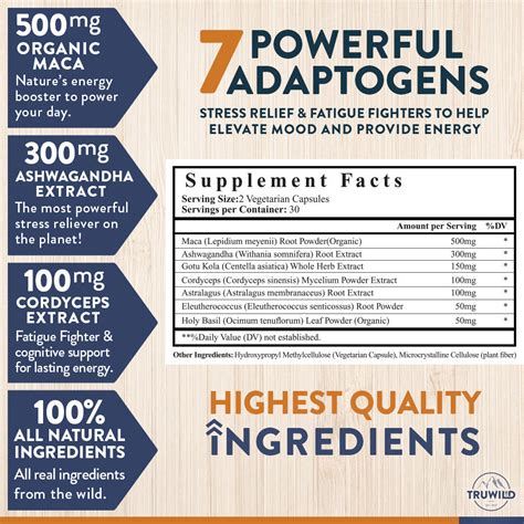 Adaptogen Supplements | Herbal, Natural, Healthy | TRUWILD