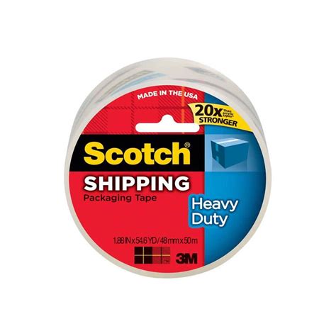 3m Scotch 188 In X 546 Yds Heavy Duty Shipping Packaging Tape With