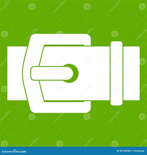 Elegant Belt Icon Green Stock Vector Illustration Of Natural 99736548