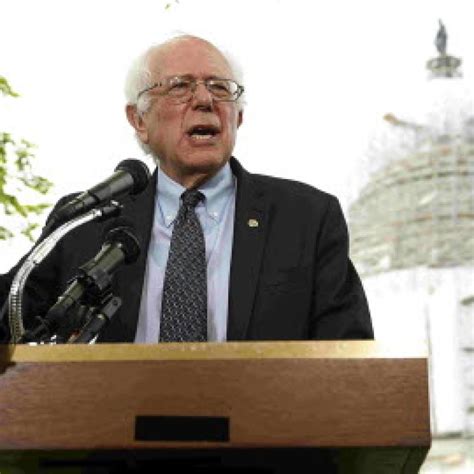 Us Senator Sanders Calls For Political Revolution Against