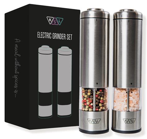 Buy KSL Electric Salt And Pepper Grinder Set Mother S Day Gift