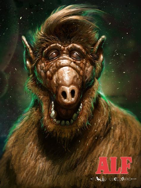 Scary Alf Art By Flavio Luccisano Harry Potter Studio Tour Harry