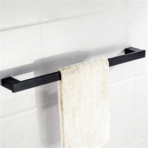 BOATX Portasciugamani Singolo Da Bagno In Acciaio Inox 60 Cm