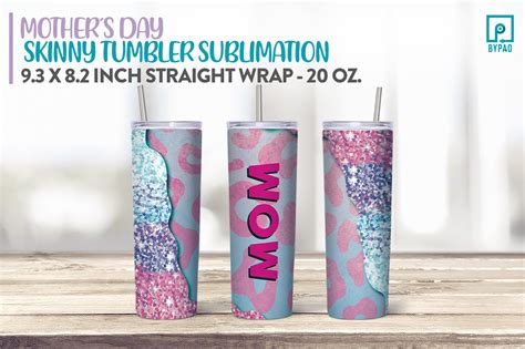 Mothers Day Skinny Tumbler Sublimation Graphic By Paoreyes Creative