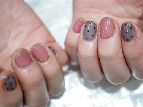 ブラックなネイル♪｜ネイルサロンnails Qoo