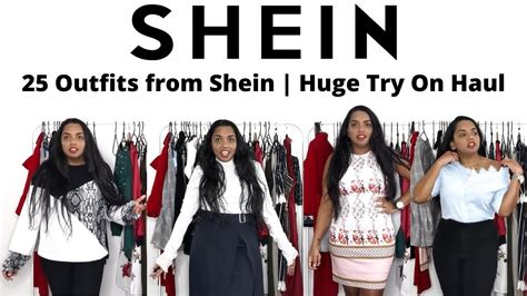 25 Outfits From Shein Huge Try On Haul Youtube