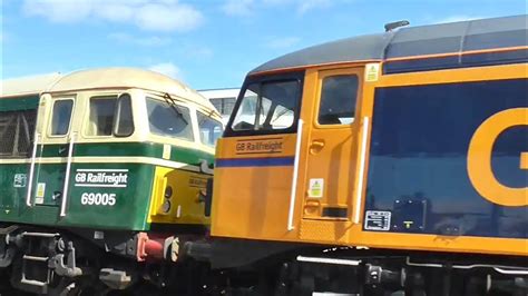 Gbrf Class 69 S No S 69005 69006 Taunton {1z69} 24 06 2023 Youtube