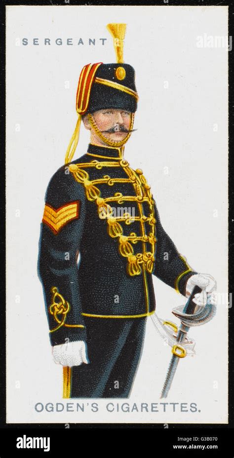 A Sergeant Of The 20th Hussars Stock Photo Alamy