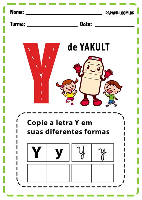 Palavra Que Começa Com Y - Palavras Da Letra Y Atividades Com A Letra E Educador
