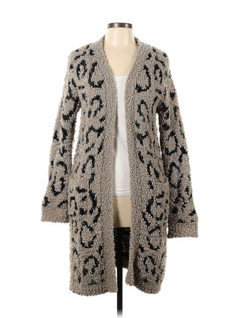 Rachel Zoe Color Block Multi Color Gray Cardigan Size L 79 Off Thredup