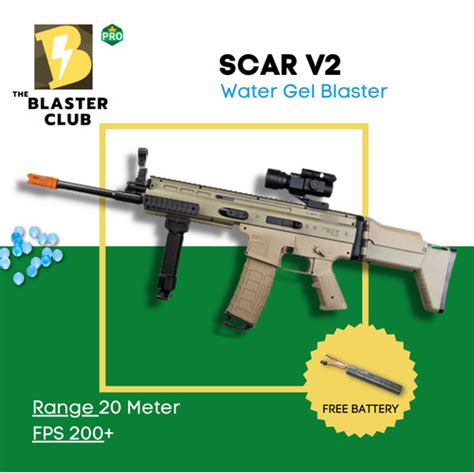 Promo Fn Scar V2 Jinming Water Gel Blaster Replika Elektrik Gun Full