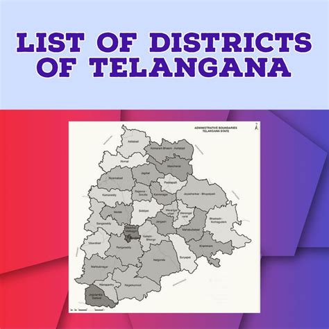 List of Districts of Telangana in 2022 - TheTotal.Net