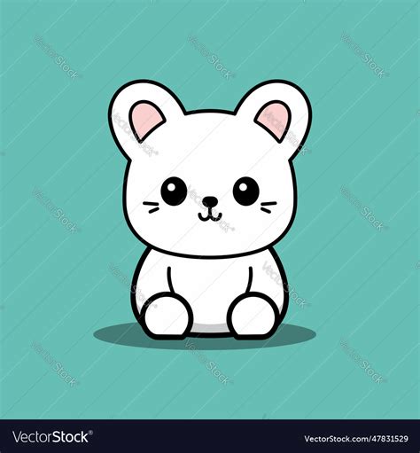 Cute mouse cartoon design Royalty Free Vector Image