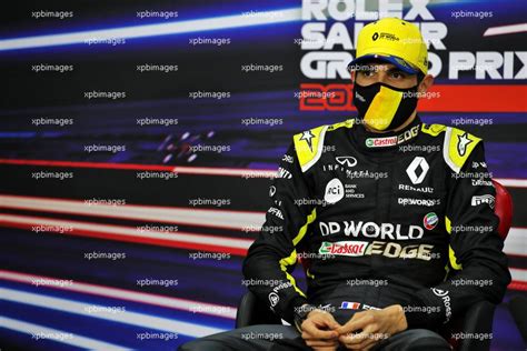 Esteban Ocon FRA Renault F1 Team In The Post Race FIA Press