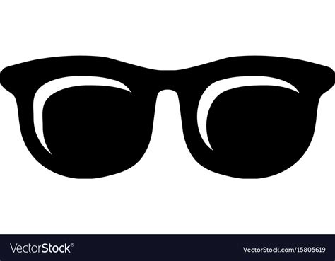 Cool Sunglasses Eye Frames Icon Royalty Free Vector Image